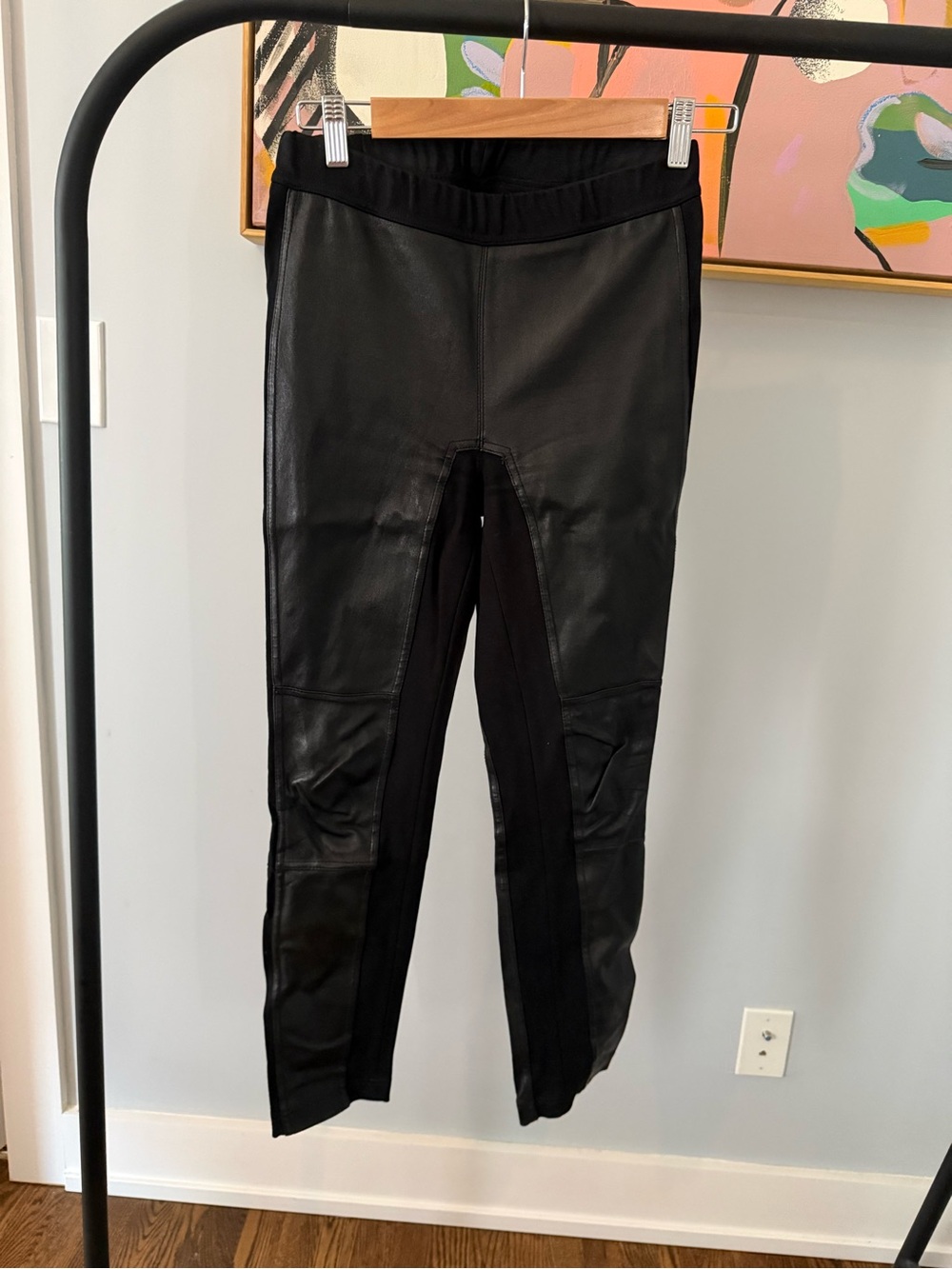 Women’s Marc by Marc Jacobs Black genuine Leather Leggings